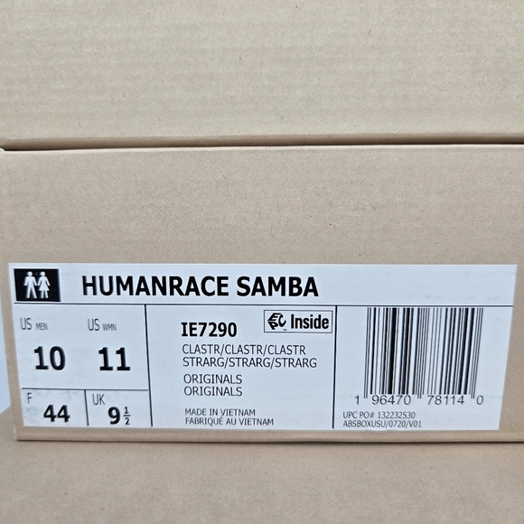 New adidas Pharrell x Samba Human Race \'Terracotta\' Men\'s Shoes Size 10 main image 7